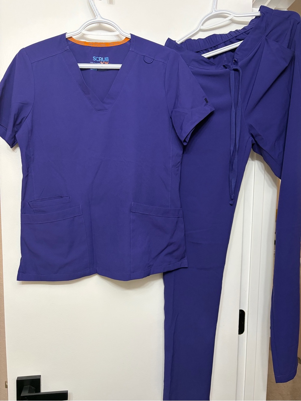 Women's Purple Scrub Set